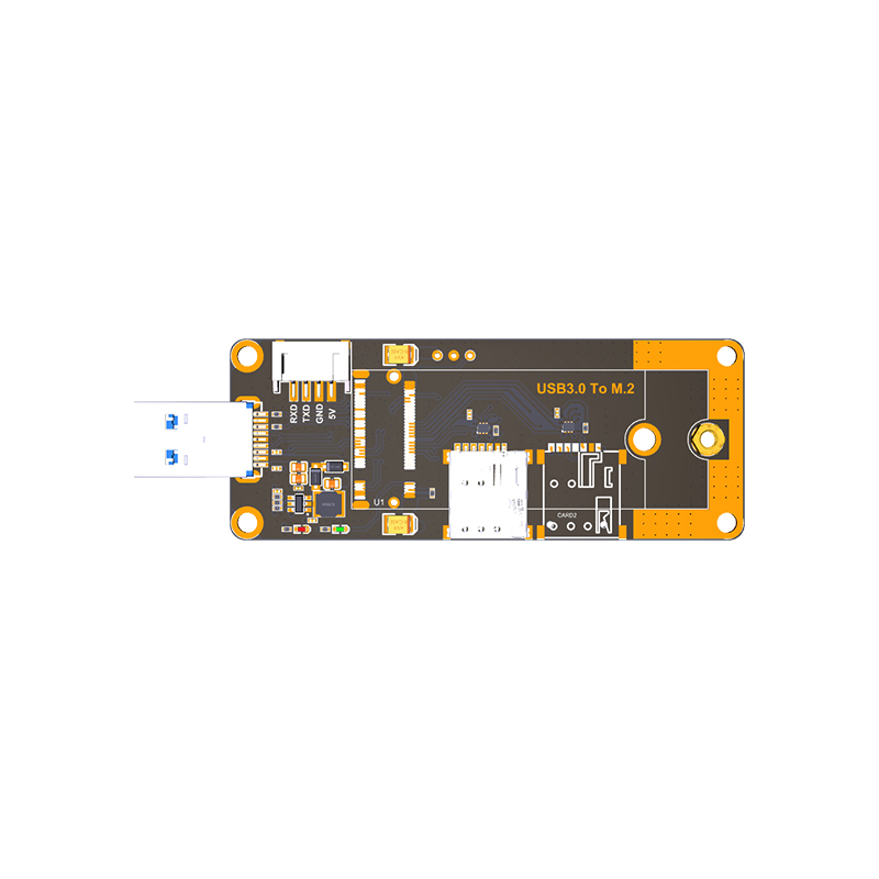 Adaptér M.2 na USB Dongle – podpora 5G/4G Quectel RM500Q EM12