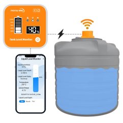 ME201R Ultrasonic Liquid Level Sensor with LED and Temperature Indicator