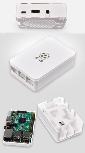 RPI-B02 Hliníková Krabička pro Raspberry Pi 3 Model 3B/2B/B+