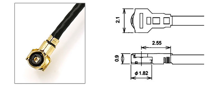 Pigtail IPEX4 - SMA F
