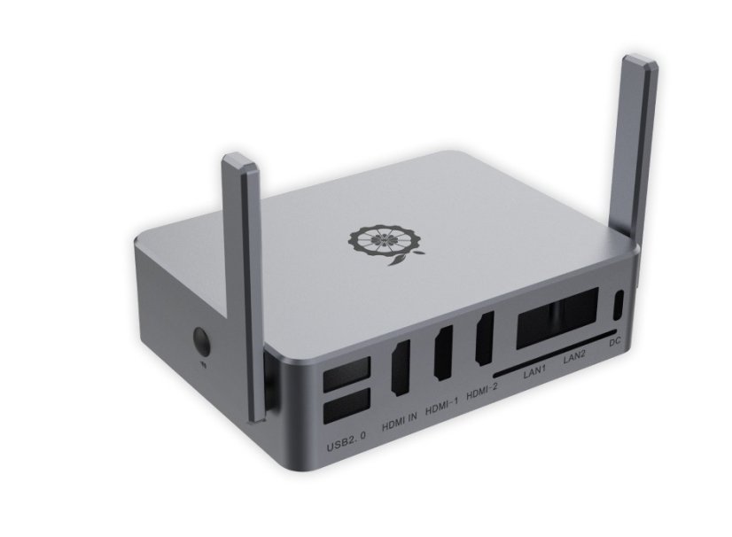 Kryt pro vývojovou desku Orange Pi 5 Plus s anténami