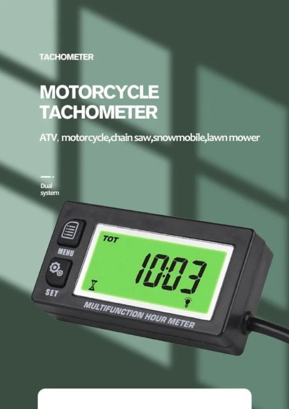 Multifunkční měřič otáček a hodin RL-HM028A