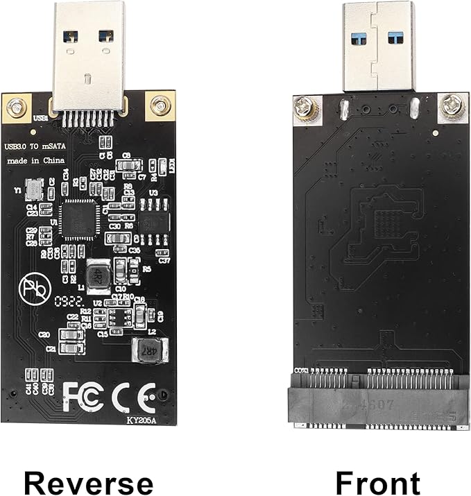 mSATA na USB 3.0 adaptér SSD disku ASM1153E KY205A
