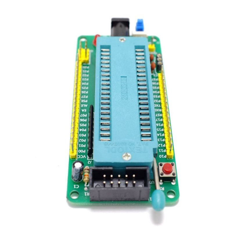 AVR minimální vývojová deska AT89S51/S52, programátor