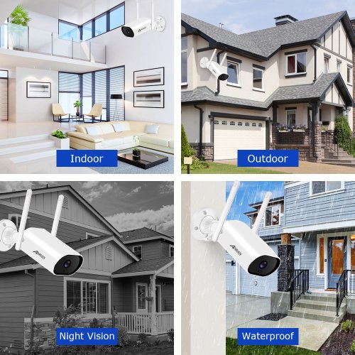 AR-D6008 4kanálový IP 3MP WiFi kamerový set