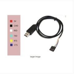 USB na TTL UART Převodník s FTDI FT232R čipem