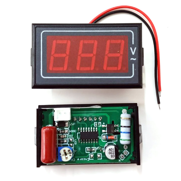 PDM-50E3U AC 50-500V LED digitální voltmetr