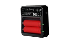 Double Charger for 18650 Batteries - 2C 3.6V/3.7V