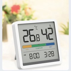 MIIIW NK5253 Mini Thermometer and Hygrometer 3-in-1 with Alarm