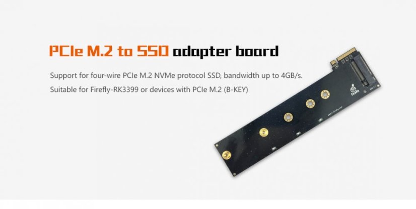 Adaptér PCIe M.2 na SSD