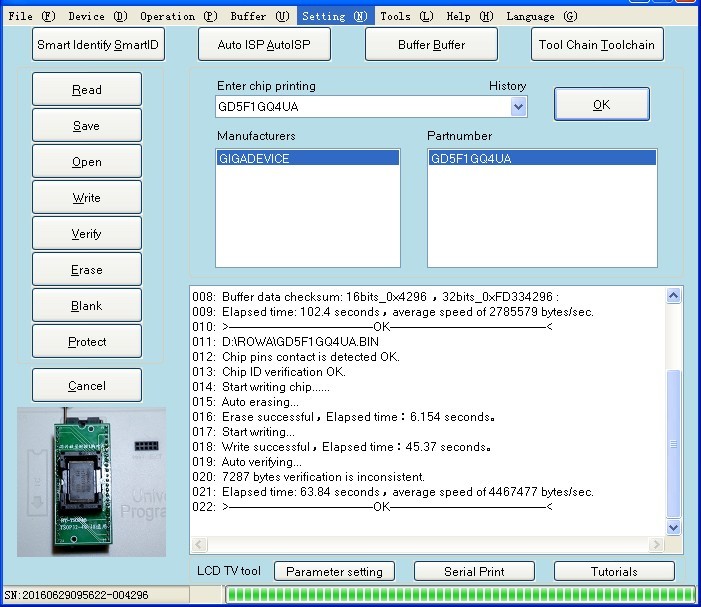 RT809H EMMC-NAND FLASH Univerzální Programátor se 12 Adaptéry
