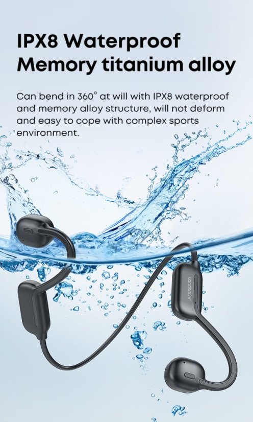 OPENTEC Swim 1: Wireless Open-ear Headphones for Swimming and Sports