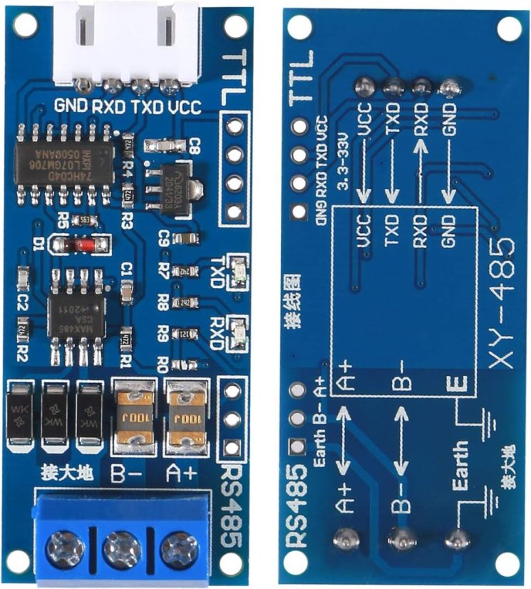 XY-485 RS485 do TTL - adaptér převodník modul