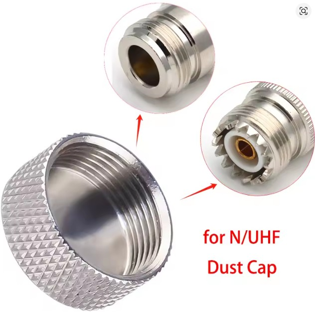 Dust protective cap for N coaxial connectors, 10ks