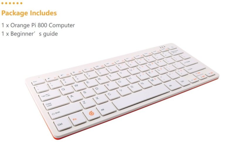 Orange Pi 800 Mini Počítač s Klávesnicí