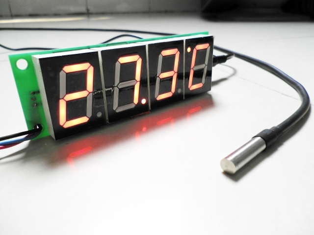 SM18A Digital Thermometer with DS18B20 Sensor