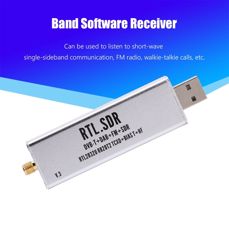HQXRTEK 1PPM TCXO RTL-SDR USB přijímač