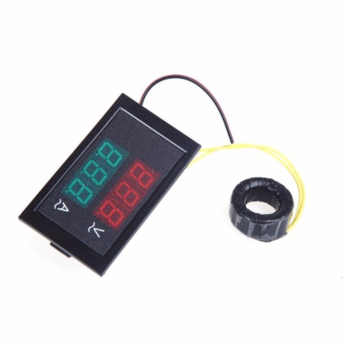 DL85-2042 LED Digital Amp Meter/Volt Meter 80-300V AC 100A