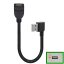 USB 2.0 Extension Cable, Male-Female, Curved, 0.5m