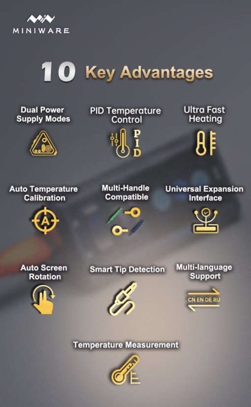 TS1M mini pájecí stanice