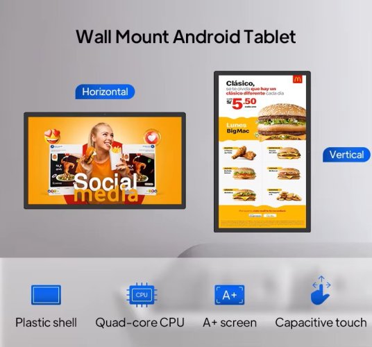17.3" řada WF 3, průmyslový Android tablet, dotyk a VESA - Model: WF1736T