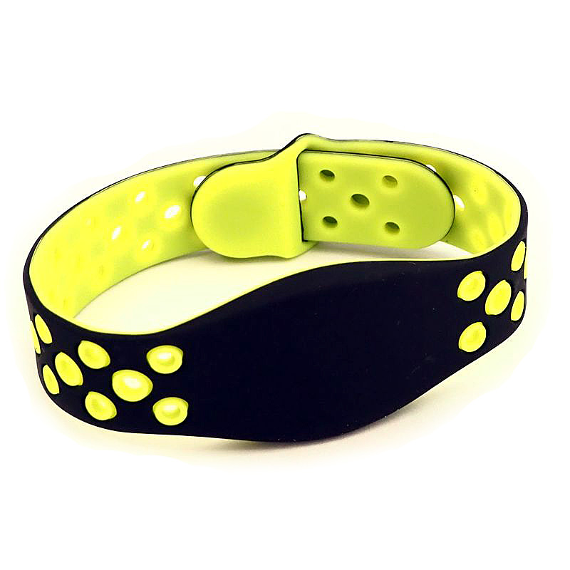 125kHz RFID Silicone Wristband IDWB-01 - Color: Yellow