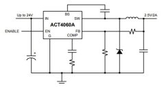 Širokopásmový step-down konvertor ACT4060A 2A