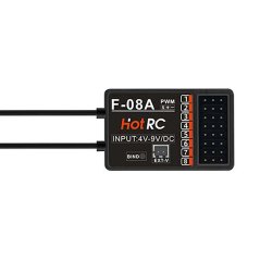 HotRC RC přijímač – Různé kanály