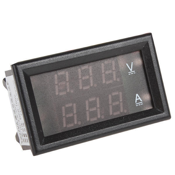 Digital Ammeter/Voltmeter YB27VA 0-100V DC - Rated load current: 100A