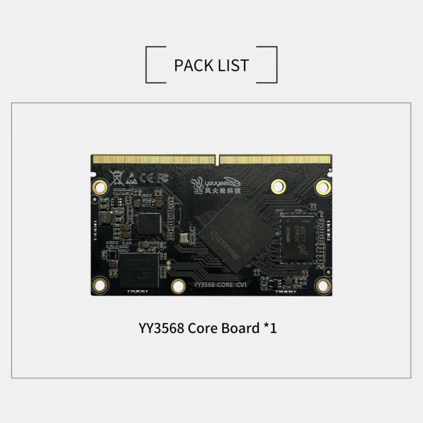 YY3568 Vývojová Deska ARM s RK3568
