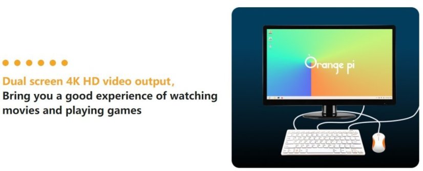 Orange Pi 800 Mini Computer with Keyboard