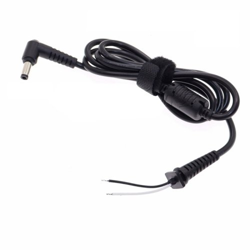 DC napájecí kabel s konektorem 5,5x2,1mm, 1m - Tvar: Zahnutý