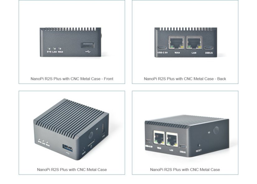 NanoPi R2S Plus Combo w/ krabicí