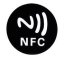 NFC nálepka tag 25mm s NTAG
