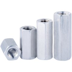 Hexagonal Spacers M4x20mm - 100pcs, Galvanized