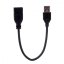 USB 3.0 A (M) - USB A (F) prodlužovací kabel, 20 cm