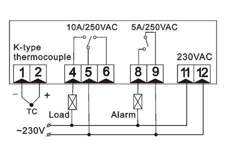 ED681 0-999°C 220V/10A Univerzální regulátor teploty pro vytápění
