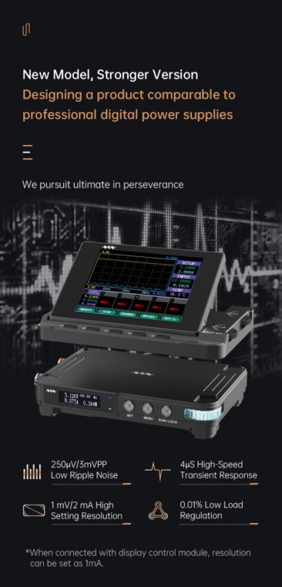 MDP-XP2 Modular Power Supply with Powerful Display