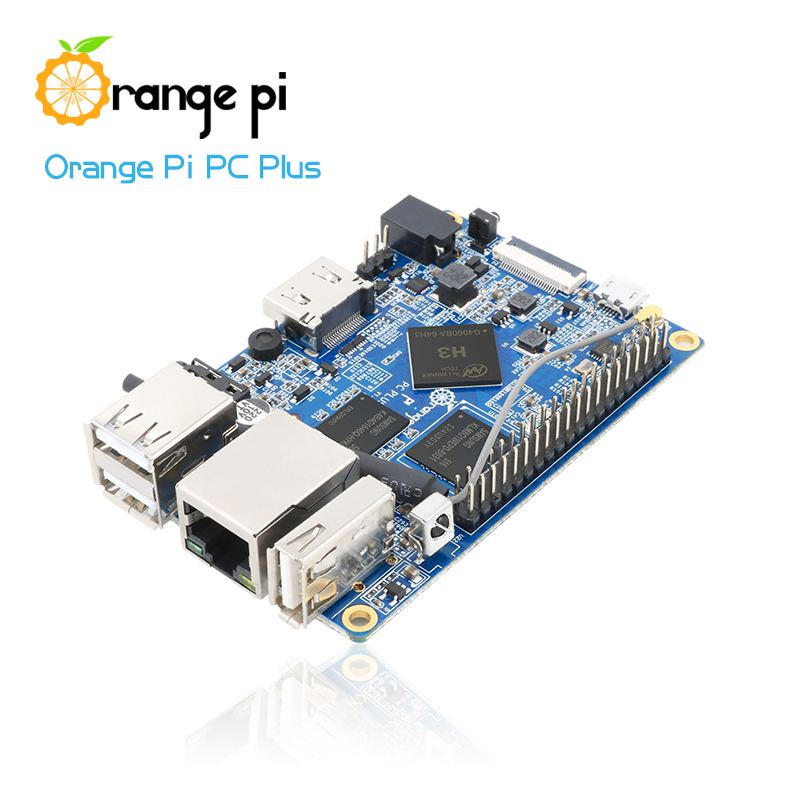 Orange Pi PC Plus H3 - 1.6GHz Quad-core, 1GB RAM Mini PC