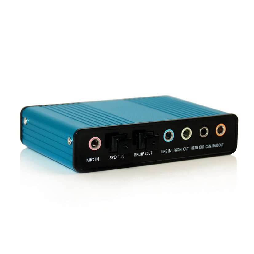 CM6206 - Externí 5.1 Kanálová Zvuková Karta pro USB