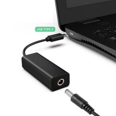 DC 5.5x2.1mm to USB Type-C Adapter