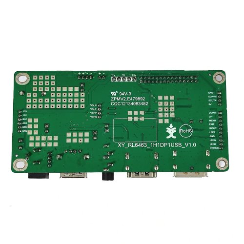 Deska ovládání displeje XY-RL6463_1H1DP1USB_V1.0 RTD2513 DP-HDMI na LVDS