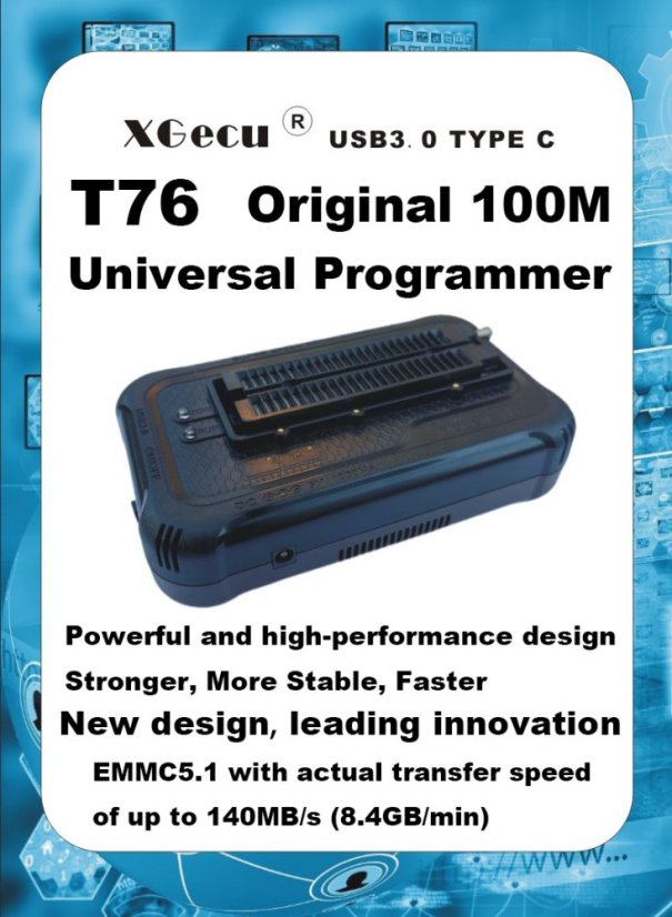 XGecu T76 USB 3.0 univerzální programátor