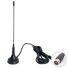 DTV-01 Kompaktní pasivní DVB-T2 anténa s 1.5m kabelem