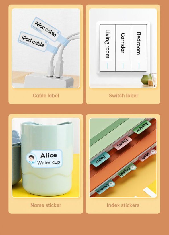 Niimbot D101 – Bezdrátová štítková tiskárna s Bluetooth