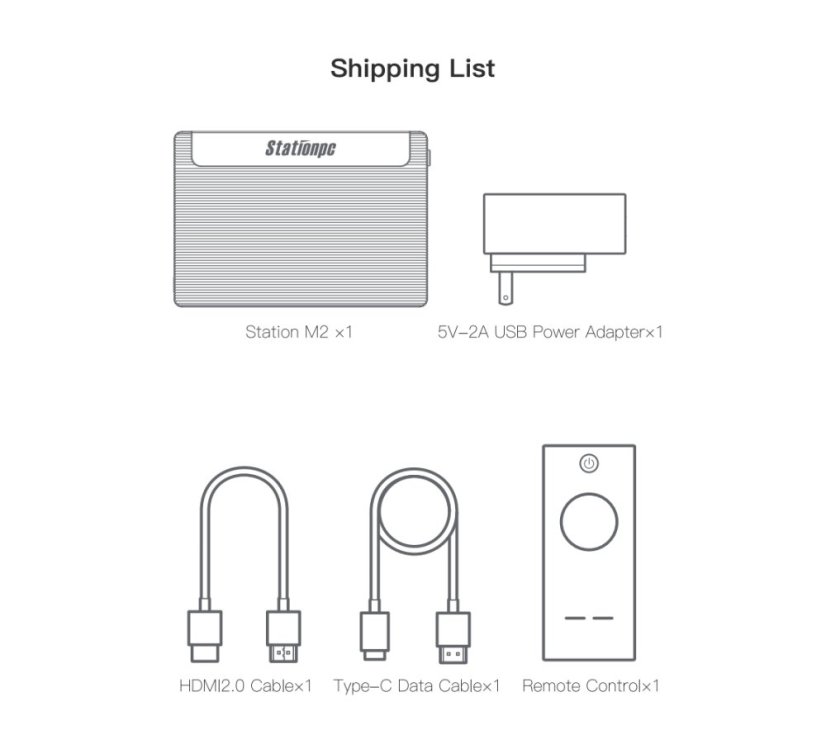 Firefly Station M2 - Kompaktní mini počítač - Model: 2GB/32GB eMMC