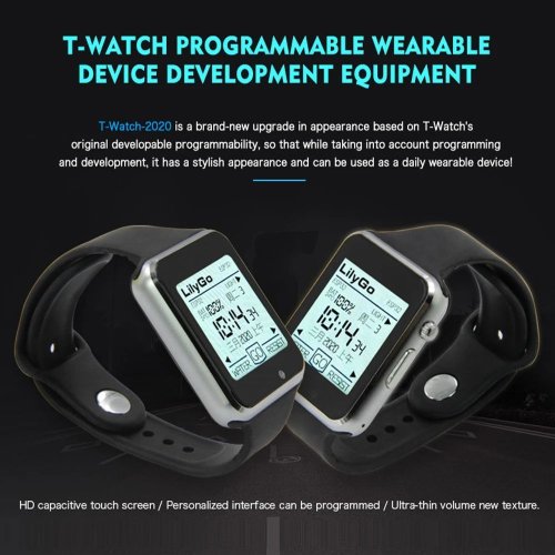 LILYGO® TTGO T-Watch-202: Programovatelné hodinky s ESP32