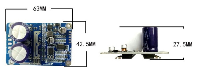 JYQD-V8.5E BLDC PWM Motor Controller 18V-50V 15A