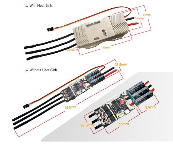 VESC BLDC Regulátor ESC 50A SUPERFOC6.8 pro Elektrické Skateboardy