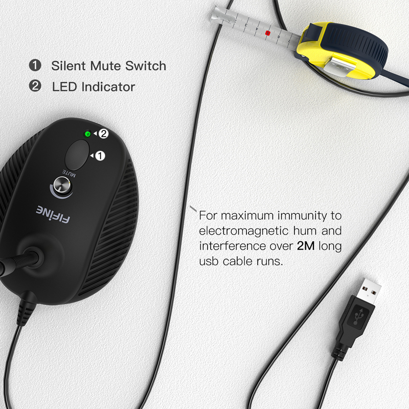 K052 USB mikrofon k PC se stojánkem – kvalitní zvuk pro online hry a streamování